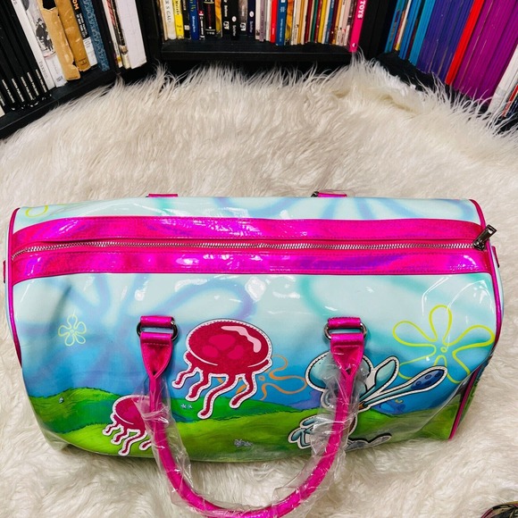 Dolls Kill X Spongebob Squarepants Duffle Bag Weekender - Picture 5 of 6